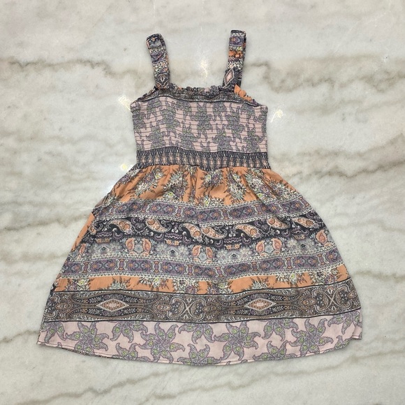 EUC Girls Boho Dress 7/8 - Picture 1 of 2
